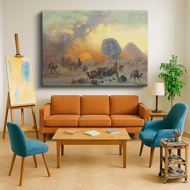 Ressam Kanvas Tablo 455